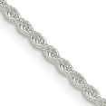 thumbnail image 1 of Sterling Silver 1.8mm Solid Rope Chain (16 X 1.8) Made In Italy qdr035-16, 1 of 5