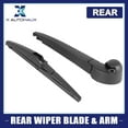 thumbnail image 2 of Unique Bargains Rear Windshield Wiper Blade Arm Set for Garages ZS 2017 10inch 260mm, 2 of 7