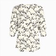 thumbnail image 5 of Towmus 3/4 Length Sleeve Womens Tops Womens Blouses Work Shirts Dressy with Button Down Blouses Fashion Clothing, 5 of 5