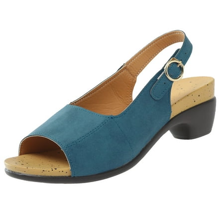 

Mackneog Sandals For Women Elegant Comfortable Open Toe Low Chunky Heel Sandals Gift on Clearance