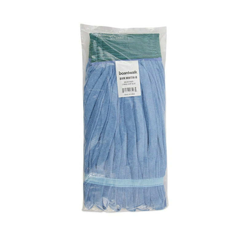 Microfiber Looped-End Wet Mop Head, Medium, Blue Microfiber Looped-End Wet Mop Head, Medium, Blue