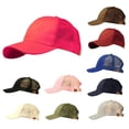 thumbnail image 1 of Femmes Anti Soleil Mesh Réglable Sport Chapeau de Queue de Cheval Coton Casquette de Baseball, 1 of 7