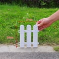 thumbnail image 2 of Valla de jardín de 12 piezas con inserto de valla de 12 piezas, valla de plástico blanco, bordes de valla de jardín, parterres de césped, bordes de plantas, 2 of 5