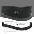 thumbnail image 6 of Perixx PERIDUO-605, Wireless Ergonomic Keyboard and Vertical Mouse Desktop Combo - Adjustable Palm Rest - Black, 6 of 7