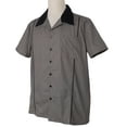 thumbnail image 2 of Rockabilly Shirt Plus Size Short Sleeves Workshirts, 2 of 5