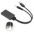 thumbnail image 2 of Bluetooth5.0 Receiver Adapter USB 3.5mm Jack Stereo CD Audio For Car AUX Speaker, 2 of 10