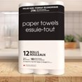 thumbnail image 3 of Black & White 12 Value Size Rolls 183 Sheets, 2-Ply Paper Towel, 3 of 5