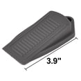 thumbnail image 2 of Uxcell Rubber LIving Room Doorstop Office Door Stop Wedge Stopper Gray, 2 of 5