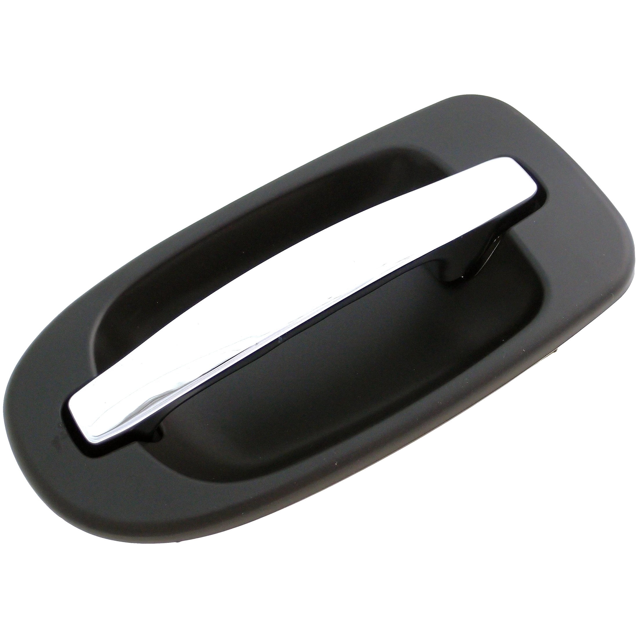 Dorman 83385 Rear Driver Side Exterior Door Handle for Specific Buick Models, Chrome Lever and Black Housing
