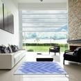 thumbnail image 6 of Ahgly Company Indoor Square Patterned Sky Blue Dress Blue Area Rugs, 3' Square, 6 of 6