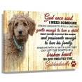 thumbnail image 1 of Funny Goldendoodle Dog Wall Art God Quote Poster Prints Wall Pictures For Living Room Modern Canvas Artwork For Office Unframed 24×36 in, 1 of 5