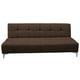 thumbnail image 3 of Sofa Cama Reclinable El Bazar Store New York Chocolate Futon 3 posiciones Sala Love Seat, 3 of 7