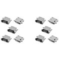 thumbnail image 1 of 10Pcs Usb-Type-B 5 Broches Connecteur Femelle Support de Prise, 1 of 5