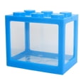 thumbnail image 4 of Acuario Pecera Mini Sunnimix Bloques de Construcción Azul Tanque de Acuario de Escritorio, 4 of 8