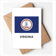 thumbnail image 1 of Drapeau de l'État Américain Contour Virginia Cartes de Voeux Vous Êtes Invités Invitations, 1 of 3