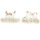 thumbnail image 2 of 2 Unids Gurinalda Con Plumas Artificiales Diadema De cabellero Bohemio Joyas Para Niñas Y Madre Blanco Hugo coronas de flores para madre e hijos, 2 of 10