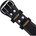 thumbnail image 5 of RDX Weight Lifting Belt Gym Fitness, Cowhide Leather, 4” 6” Padded Lumbar Back Support, 10 Adjustable Holes, Weightlifting Powerlifting Bodybuilding Deadlift Squat Workout Strength Training, Men Wome, 5 of 8