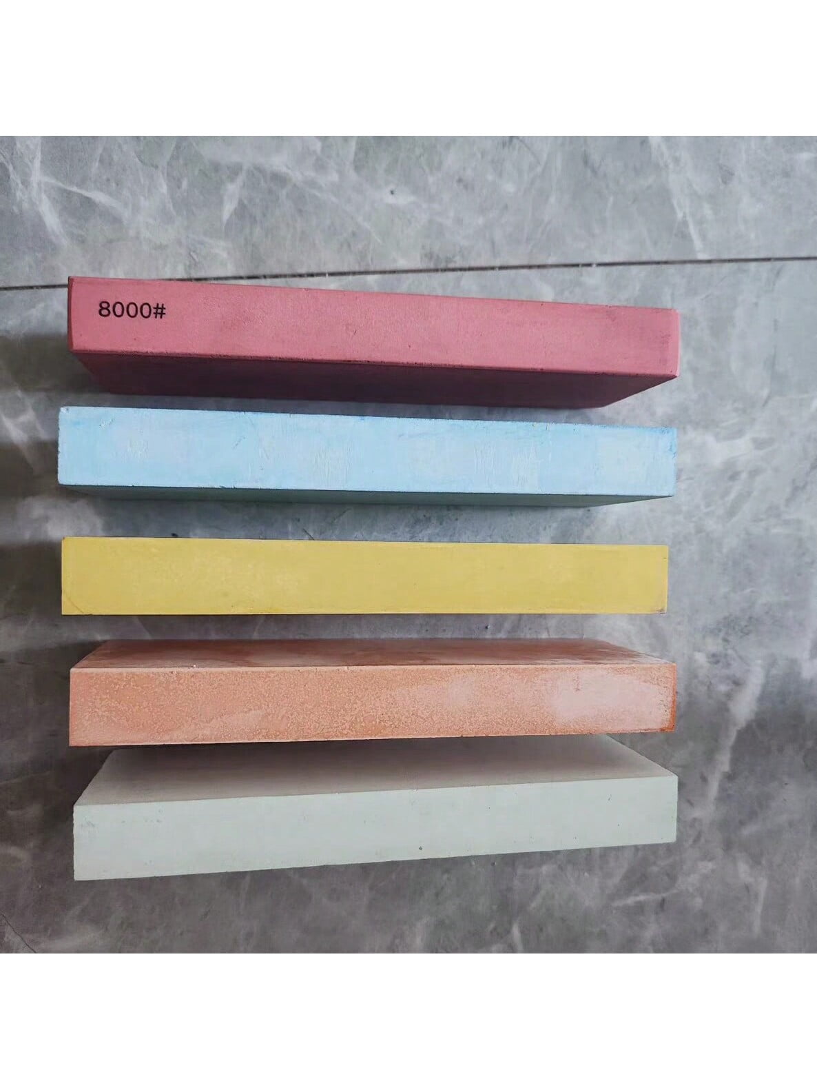 ARTIDGE 400 Grit Sharpening Stones-Larger Grinding Surface Make Sharpening Knife Easier Reduces the Risk of Injury White Corundum Material Sharpener (Product Color Not Fixed)