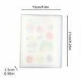 thumbnail image 3 of WHEANG Home Decor 20/40 Slots Sticker Storage Book Decals Organizer Display Showing Book Collecting Album Nail Stickers Holder Diy Design Tools One Size Multi-Color, 3 of 9