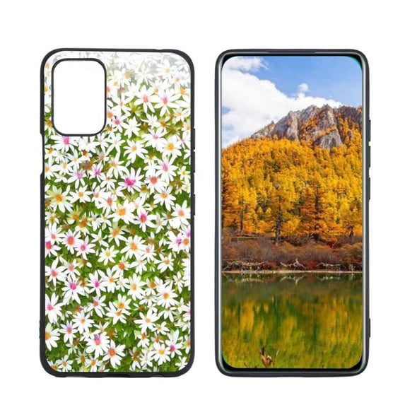 Compatible with LG K62 Phone Case, Flowers Leaves Case Men Women, Flexible Silicone Shockproof Case for LG K62