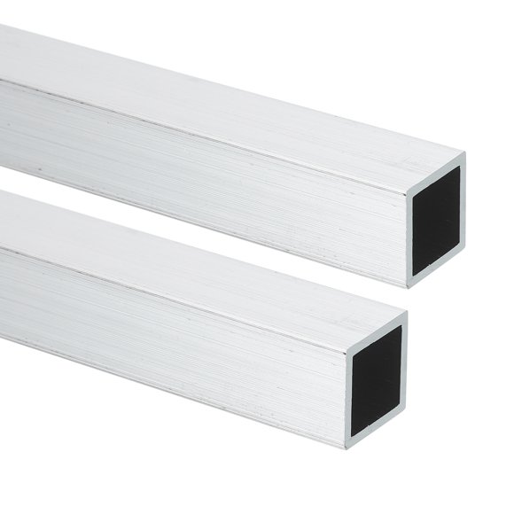 Uxcell 6063 Aluminum Square Tubing,0.39"x0.39"x16" Long 0.04" Wall Thick 2pcs