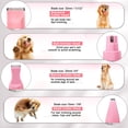 thumbnail image 3 of Cortaúñas eléctricas recargables Veeconn para perros, color rosa, 3 of 9