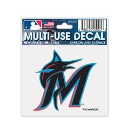 Miami Marlins Decal 3×4 Multi Use