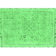 thumbnail image 1 of Ahgly Company Indoor Rectangle Abstract Emerald Green Modern Area Rugs, 6' x 9', 1 of 4
