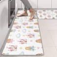 thumbnail image 2 of Kitchen Rugs Sets Of 2,White Princess Castle Pattern Anti Fatigue Kitchen Mat Rugs Non Slip Washable,Decorative Kitchen Floor Mats for Kitchen,Sink,Laundry,17"X47", 2 of 5