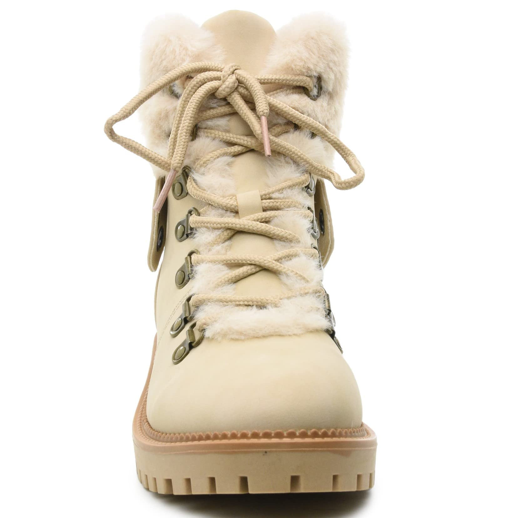Emy faux sale fur hiker bootie