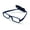 navy, variant on EnzoDate Baby Eyeglasses & Strap Size 41, Rectangle Children Glasses Frame with Elastic Cord, Flexible One-piece Frame & Band Retainer