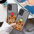 thumbnail image 4 of Case for Samsung Galaxy A73 A72 A71 A53 A52 A51 A50 A42 A32 A33 A30 A23 A21S A20S 5G 4G LITE Case Funda Shell Cute Little Tiger, 4 of 5