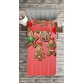 thumbnail image 3 of Ambesonne Gingerbread Man Quilted Bedspread Set 2 Pcs, Symbolic Pastry, Twin Size, Multicolor, 3 of 3