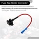 thumbnail image 5 of Kit de adaptador de fusible, conector de portafusibles, paquete de 4 mini portafusibles de 32V CC con 7 fusibles (5A+7.5A+10A+15A+20A+25A+30A), 5 of 7