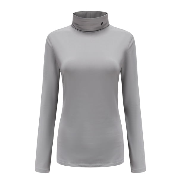 Women's Short Sleeve Thermal Top - Fleece Lined Base Layer For Cold Weather