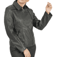 thumbnail image 6 of Boston Harbour Janet Asymmetric Leather Jacket Women - Womens Leather Motorcycle Jacket, 6 of 6