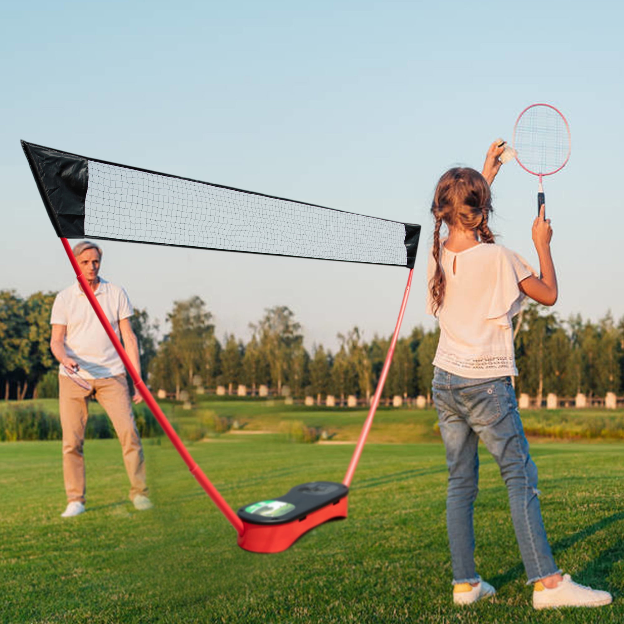 EastPoint Sports Portable Tripod Volleyball Net Set Easy Setup Game Outdoor Camp 