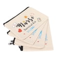 thumbnail image 4 of Bolsa de maquillaje, linda y versátil, con cremallera, diseño de kit de supervivencia, temática de enfermera, regalos para enfermeras practicantes, bolsas de cosméticos., 4 of 14