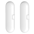thumbnail image 1 of 2Pcs Protable Electric Toothbrush Travel Box Storage Case for Universal Toothbrush Handle Tooth Brush Heads Holder,White, 1 of 6