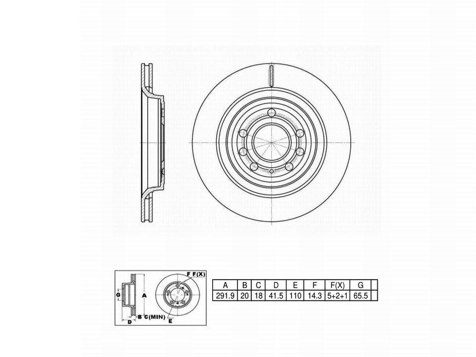 Winstop Brake Rotor, Rear WS244424, Saab 9-3 2011-2003