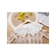 thumbnail image 5 of INSPIRE CHIC Cuello falso desmontable, chal pequeño de punto con bordado de encaje, cuello falso estilo Peter Pan para blusa blanco-2, 5 of 5