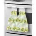 thumbnail image 2 of Coffee Pattern Hand Towels Microfiber Absorbent Soft Children Towel Handkerchief Bathroom Kitchen Dishcloth, 2 of 7