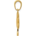 thumbnail image 3 of 14K Yellow Gold Polished Solid Shamrock Pendant (25 X 15) Made In Peru c2197, 3 of 6