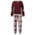 thumbnail image 4 of Weebloom Cute Pajamas for Women Long Sleeve Crew Neck Comfy With Pockets Cotton Womens Pajama Nightwear Xl, 4 of 9