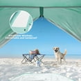 thumbnail image 5 of Beach Tent for 3-4 Person, Large Easy Setup Beach Shade Canopy with UPF 50＋ UV Protection, Portable Shade Tent with 3 Ventilating Mesh Windows for Outdoor, Picnics, Fishing, 5 of 9