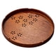 thumbnail image 2 of Plato para servir té Jadeshay Bandeja de té redonda de Madera con flor de cerezo alta capacidad, 2 of 8