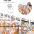thumbnail image 3 of Boho Floral Shower Curtain Modern Bohemian Abstract Colorful Flower Bath Curtain Polyester Fabric Shower Curtains Machine Washable Waterproof Bath Decor 72" x 72", 3 of 6