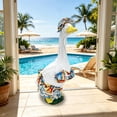 thumbnail image 3 of HWRETIE Yard Lawn Decorative Figurine Costume Graduation Season Outdoor Gooses Ornament with Cap for 23 Inch Porch, 3 of 8