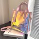 thumbnail image 4 of Bolsa bandolera de moda de gran capacidad con asa superior para mujer (rosa) JShteea Para Estrenar, 4 of 9