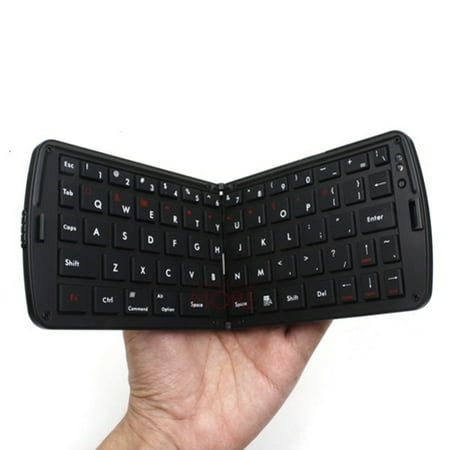 Slim Compact Folding Wireless Keyboard for T-Mobile Samsung Galaxy S5 - Verizon Samsung Galaxy S5 - AT&T Samsung Galaxy S5 - Sprint Samsung Galaxy S5 - Verizon Samsung Galaxy Note Edge